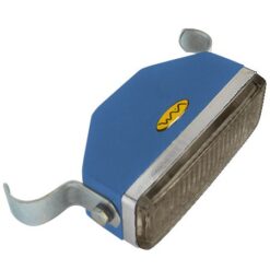 Farol Delantero Deportivo c/ lámpara 12v15w Carcaza AZUL / vidrio FUME