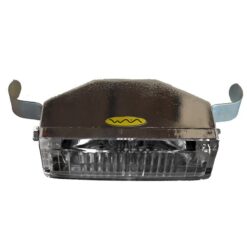 Farol Delantero Deportivo c/ lámpara  Cromado vidrio Fume