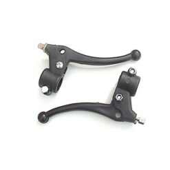 Soporte completo ciclo PLASTICO c/ manija Redonda (gris / Negro) JGO.(izquierdo / derecho)- -