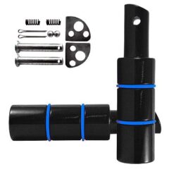 PEDALIN TRASERO ALUMINIO MACIZO JGO. NEGRO C/ AMARILLO