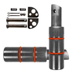 PEDALIN TRASERO ALUMINIO MACIZO JGO. PULIDO C/ ROJO