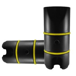 PEDALIN DELANTERO ALUMINIO MACIZO JGO. NEGRO C/ AMARILLO