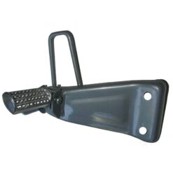 SOPORTE DE CHAPA TRAS. DERECHO ZANELLA RX 150 /OTRAS GRIS C/ PEDALIN ALUMINIO