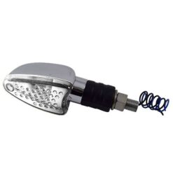 Farol Giro MINITUNING CROMADO mod. FLECHA UNIVERSAL / TODAS con brazo flexible /Cristal