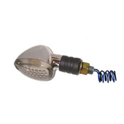 Farol Giro MINITUNING CROMADO mod. GOTA UNIVERSAL / TODAS con brazo flexible / Fume