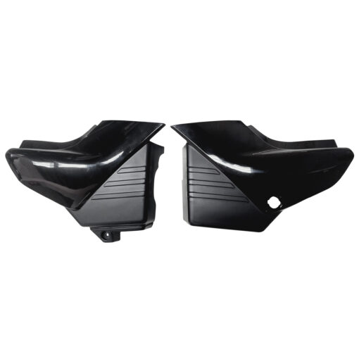 Carenado Lateral (cachas) Yamaha YBR 125cc. color NEGRO (flexible) Juego