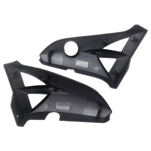 Toma De Aire Deflector Yamaha Ybr 125 / Yamaha 125cc / Jianshe 125cc y otras. Polipropileno Inyectado Juego color NEGRO (flexible) - Imagen 3