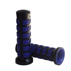 PUÑOS Mod. SQUARE  Ø 22/24  EXTERIOR NEGRO Comb. AZUL -JUEGO-