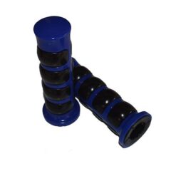 PUÑOS Mod. ROUND  Ø 22/24  EXTERIOR AZUL Comb. NEGRO -JUEGO-