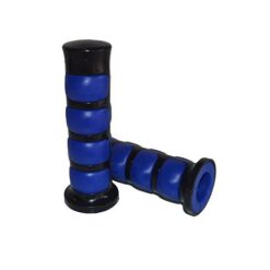 PUÑOS Mod. ROUND  Ø 22/24  EXTERIOR NEGRO Comb. AZUL -JUEGO-
