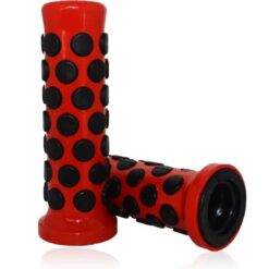 PUÑOS Mod. BORED  Ø 22/24  EXTERIOR ROJO Comb. NEGRO -JUEGO-