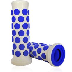 PUÑOS Mod. BORED  Ø 22/24  EXTERIOR BLANCO Comb. AZUL -JUEGO-