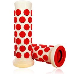PUÑOS Mod. BORED  Ø 22/24  EXTERIOR BLANCO Comb. ROJO -JUEGO-