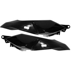 Cacha Lateral Trasera Yamaha Fz 16 Juego NEGRO  (flexible) (21C-XF173/174)