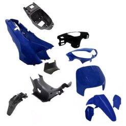 KIT carenado Zanella ZB 2010 al 2024 - Siam Qu - Maverick Fox - Tibo Jet /OTRAS 110cc 11 Piezas color AZUL BITONO (561-520-1147-519-512-560-559-506-548-566)