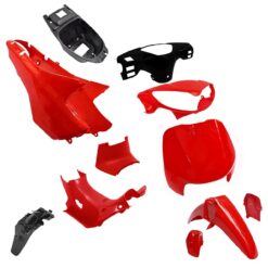 KIT carenado Zanella ZB 2010 al 2024 - Siam Qu - Maverick Fox - Tibo Jet /OTRAS 110cc 11 Piezas color ROJO  (561-520-1147-519-512-560-559-506-548-566)