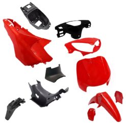 KIT carenado Zanella ZB 2010 al 2024 - Siam Qu - Maverick Fox - Tibo Jet /OTRAS 110cc 11 Piezas color ROJO BITONO(561-520-1147-519-512-560-559-506-548-566)